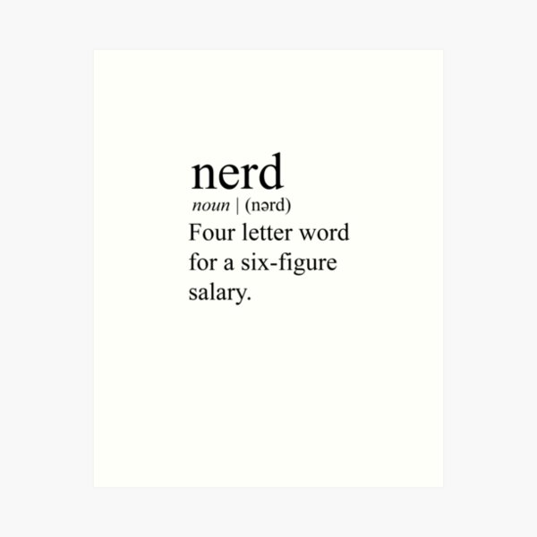 Item preview, Nerd Definition designed and sold by n-e-r-d.