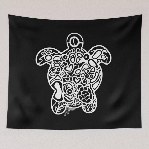 Item preview, Turtle 7GT White Outline designed and sold by Miskobineshii.