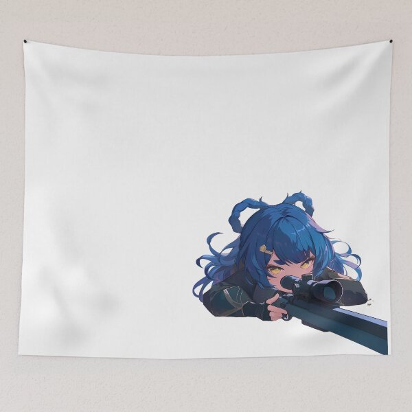 Item preview, Juego Chibi Xiangling Genshin Impact Francotirador Lindo Kawaii designed and sold by Williamhallano.