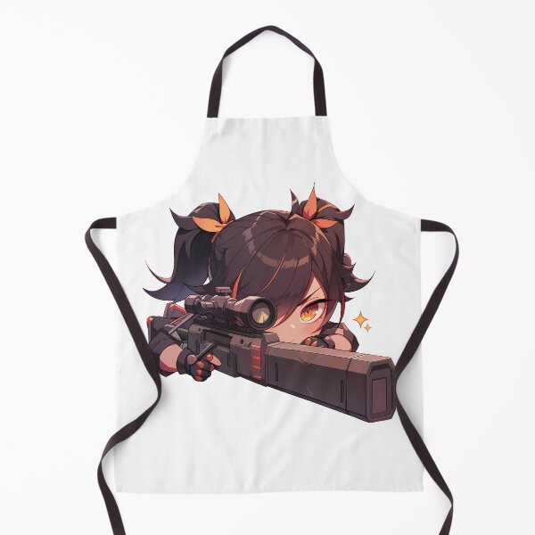 Item preview, Juego Chibi Xinyan Genshin Impact Francotirador Lindo Kawaii designed and sold by Williamhallano.