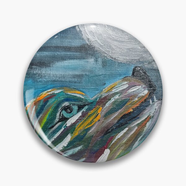 Item preview, Howling Wolf and the Moon designed and sold by AnaartSpace.