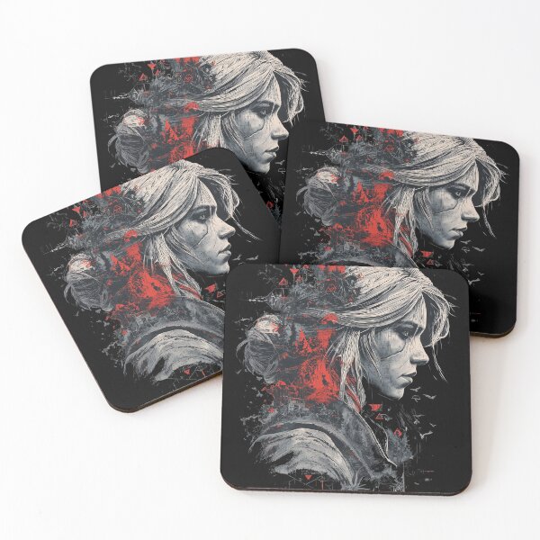 Item preview, Ciri Witcher Fan Art - Ashen-Haired Sorceress Warrior Adventure Graphic Tee Design designed and sold by Senpaiwaves.