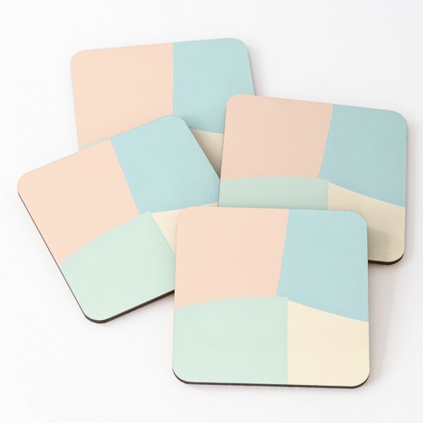Item preview, Minimalist Pastel Abstract Geometric Shapes – Soft Modern Design designed and sold by K@Whimsical cottagecore.