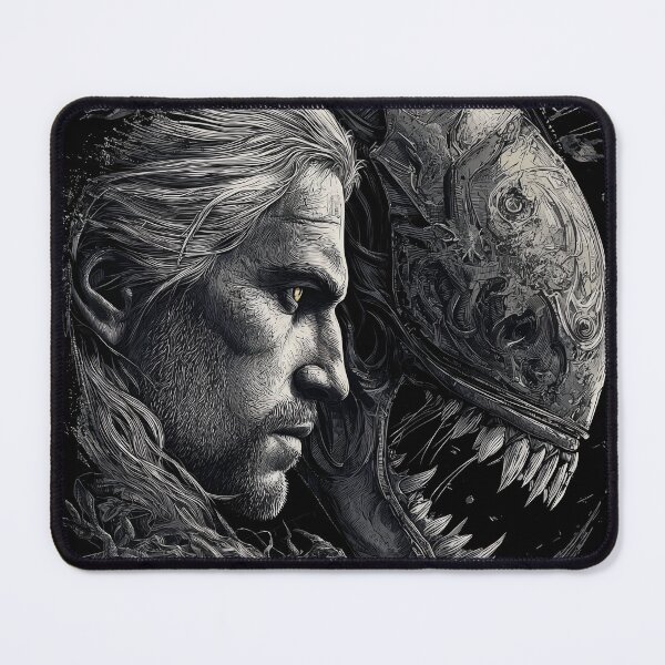 Item preview, Geralt vs Xenomorph Crossover Fan Art - Witcher Alien Mashup Graphic Tee Design designed and sold by Senpaiwaves.