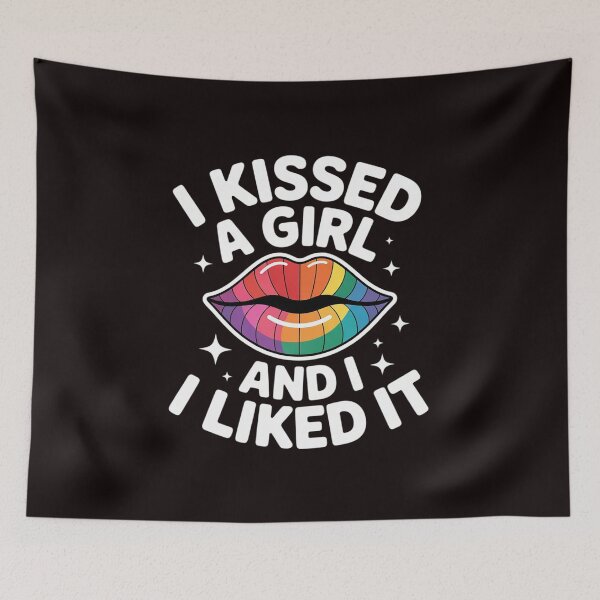 Item preview, I Kissed a Girl and I Liked It - LGBT Pride  designed and sold by sheenmi.