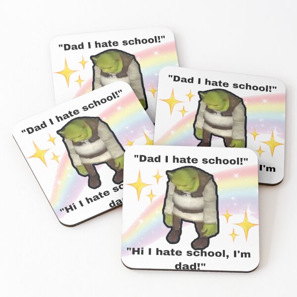 Item preview, Shrek "I Hate School" Meme designed and sold by Heavenly-Cloudz.
