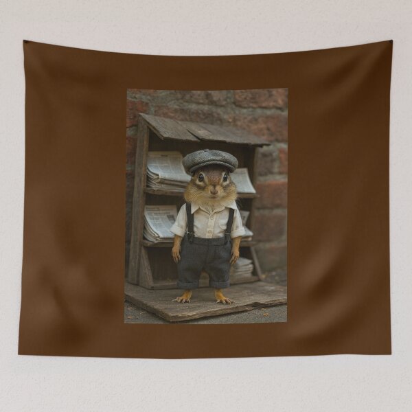 Item preview, Chipmunk Newspaper Stand designed and sold by Tridentulus.