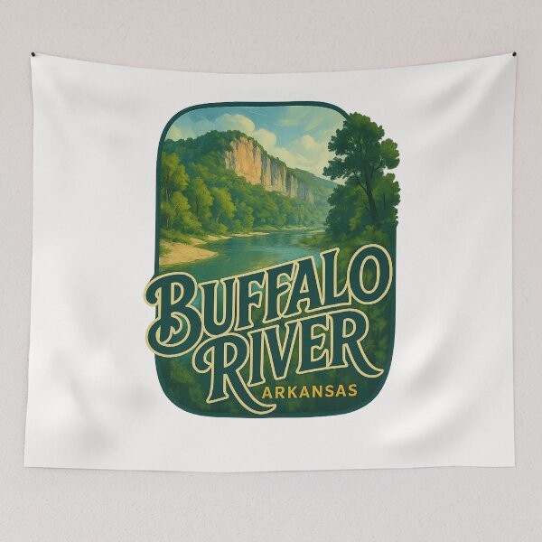 Item preview, Buffalo River Bluffs and Forest, Arkansas designed and sold by Places On Earth.