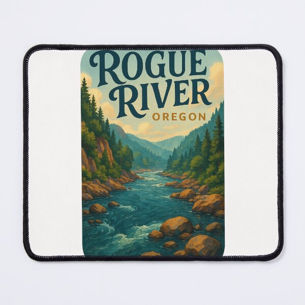 Item preview, Rogue River Rapids, Oregon designed and sold by Places On Earth.