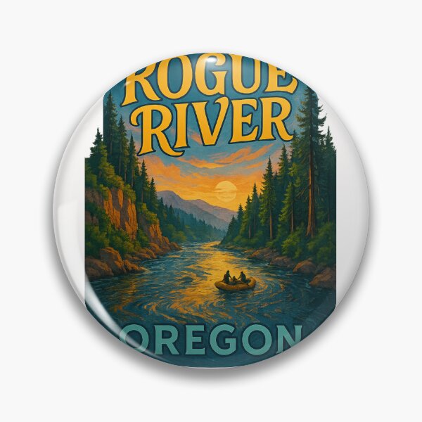 Item preview, Rogue River Sunset Rafting, Oregon designed and sold by Places On Earth.