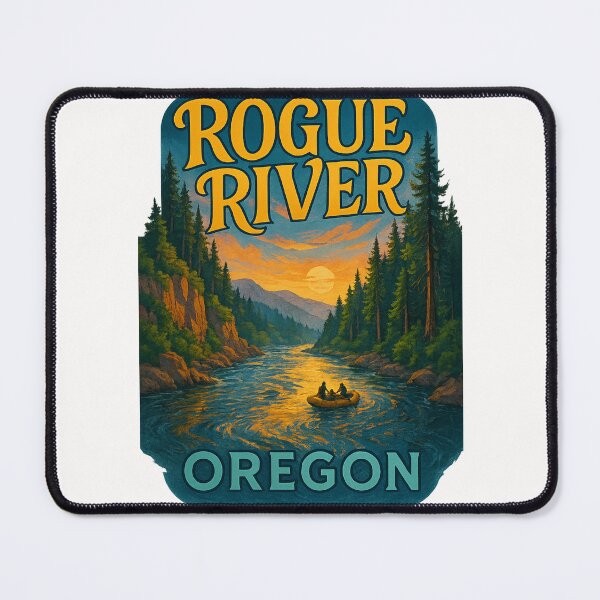 Item preview, Rogue River Sunset Rafting, Oregon designed and sold by Places On Earth.