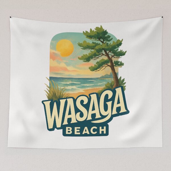Item preview, Wasaga Beach Sunset Shoreline, Ontario designed and sold by Places On Earth.
