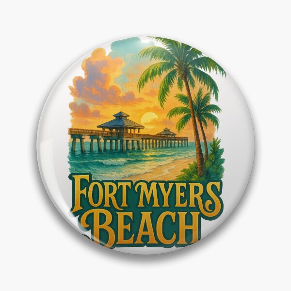 Item preview, Fort Myers Beach Pier, Florida designed and sold by Places On Earth.