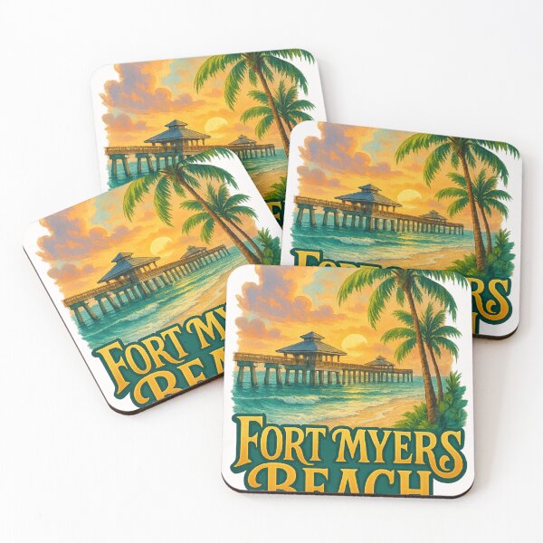 Item preview, Fort Myers Beach Pier, Florida designed and sold by Places On Earth.