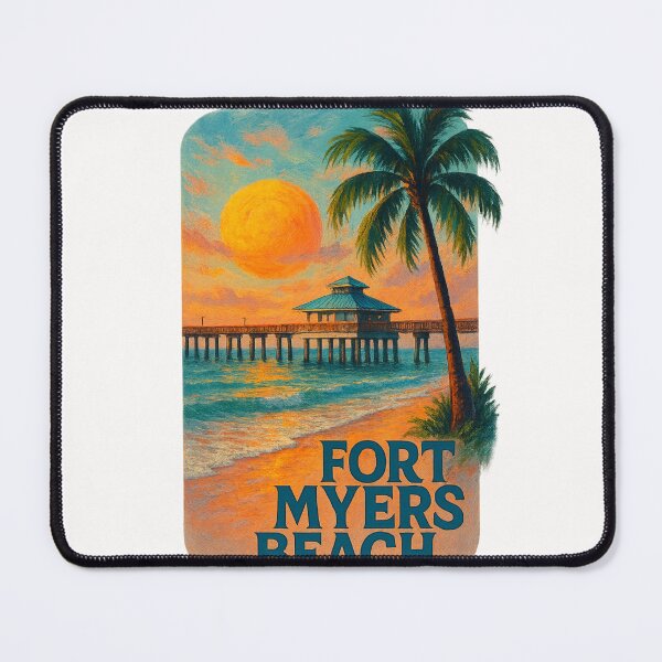 Item preview, Fort Myers Beach Palm Sunset, Florida designed and sold by Places On Earth.
