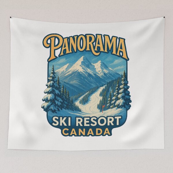 Item preview, Panorama Ski Resort, Canada designed and sold by Places On Earth.
