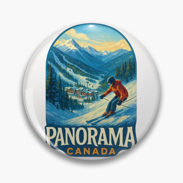 Item preview, Panorama Skiing in the Canadian Rockies designed and sold by Places On Earth.