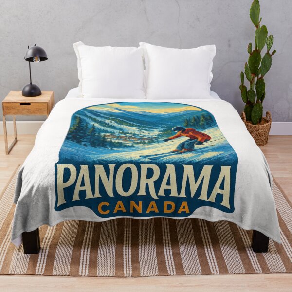 Item preview, Panorama Skiing in the Canadian Rockies designed and sold by Places On Earth.