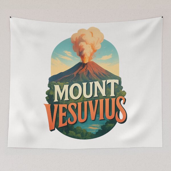 Item preview, Mount Vesuvius Eruption, Italy designed and sold by Places On Earth.