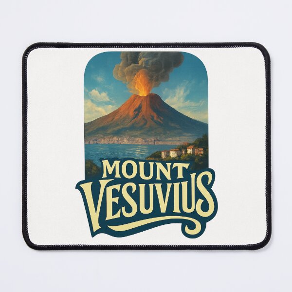 Item preview, Mount Vesuvius over the Bay of Naples, Italy designed and sold by Places On Earth.