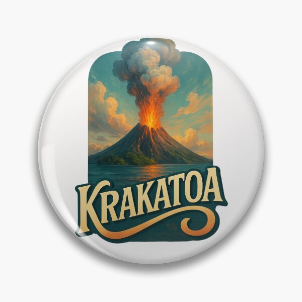 Item preview, Krakatoa Volcano Eruption, Indonesia designed and sold by Places On Earth.