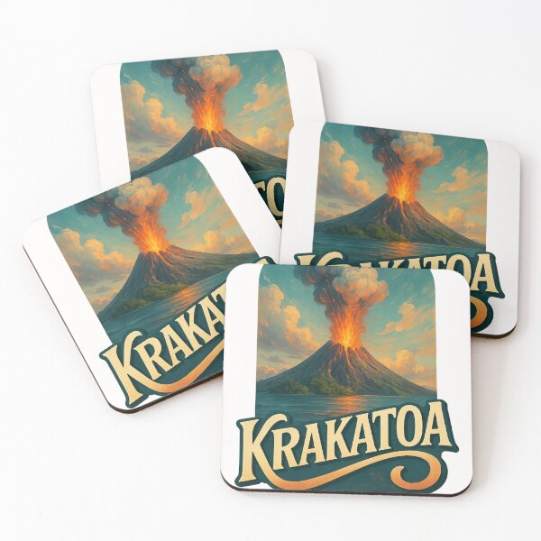 Item preview, Krakatoa Volcano Eruption, Indonesia designed and sold by Places On Earth.