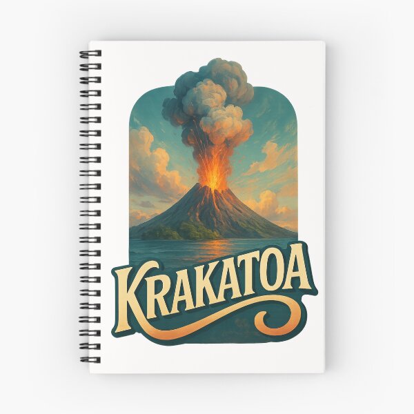 Item preview, Krakatoa Volcano Eruption, Indonesia designed and sold by Places On Earth.