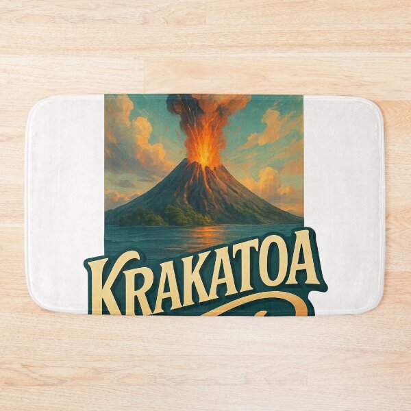 Item preview, Krakatoa Volcano Eruption, Indonesia designed and sold by Places On Earth.