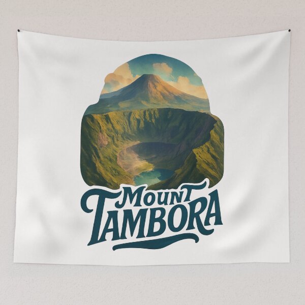 Item preview, Mount Tambora Crater, Indonesia designed and sold by Places On Earth.