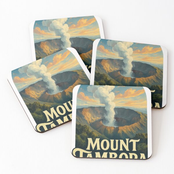 Item preview, Mount Tambora Volcano Erupting, Indonesia designed and sold by Places On Earth.