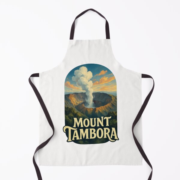 Item preview, Mount Tambora Volcano Erupting, Indonesia designed and sold by Places On Earth.