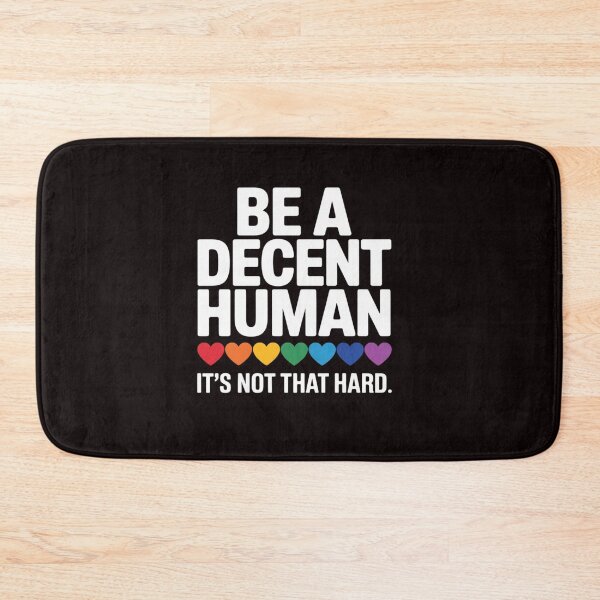 Item preview, LGBT Heart Be A Decent Human It's Not That Hard  designed and sold by sheenmi.
