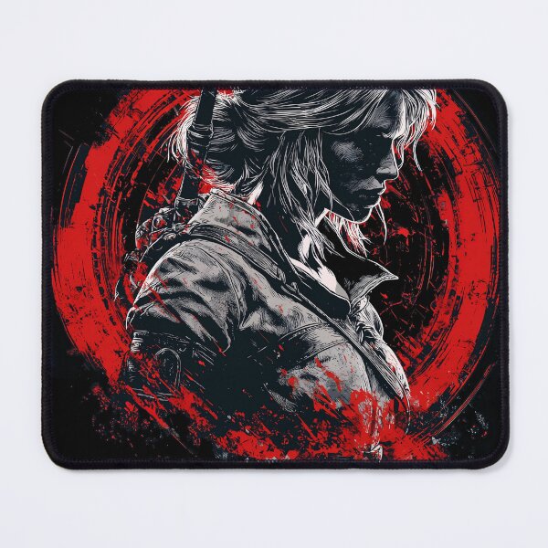 Item preview, Ciri Witcher Fan Art - Ashen-Haired Sorceress Warrior Adventure Graphic Tee Design designed and sold by Senpaiwaves.