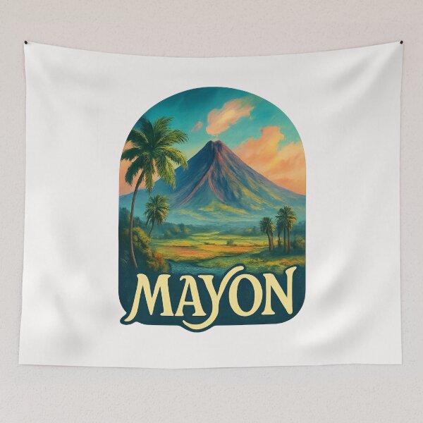 Item preview, Mayon Volcano Sunset View, Albay Philippines designed and sold by Places On Earth.