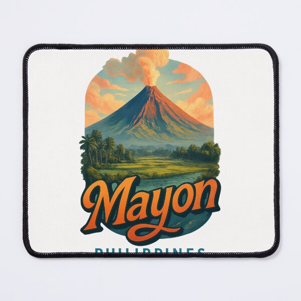 Item preview, Mayon Volcano Eruption Scene, Albay Philippines designed and sold by Places On Earth.