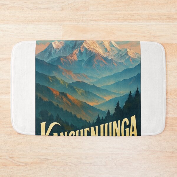 Item preview, Kanchenjunga Mountain Panorama, Sikkim Nepal India Himalayas designed and sold by Places On Earth.