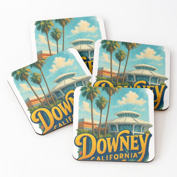 Item preview, Downey Civic Center with Palm Trees, California USA designed and sold by Places On Earth.