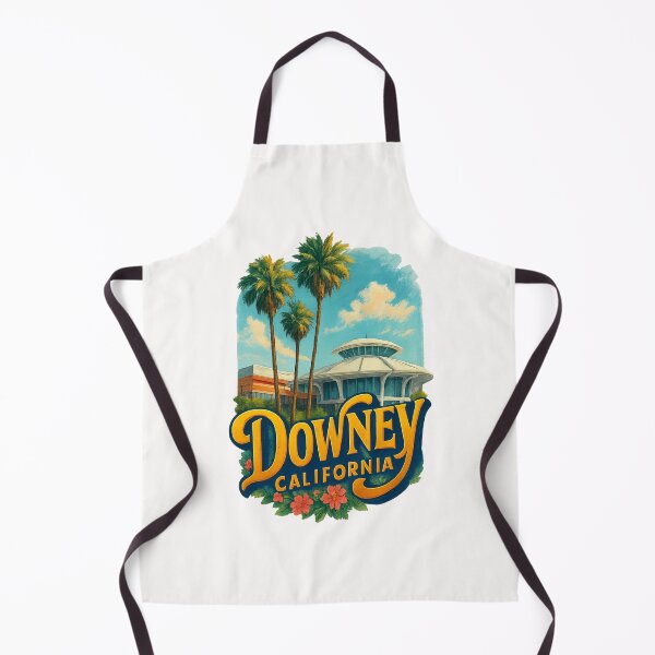 Item preview, Downey Civic Center with Palm Trees, California USA designed and sold by Places On Earth.