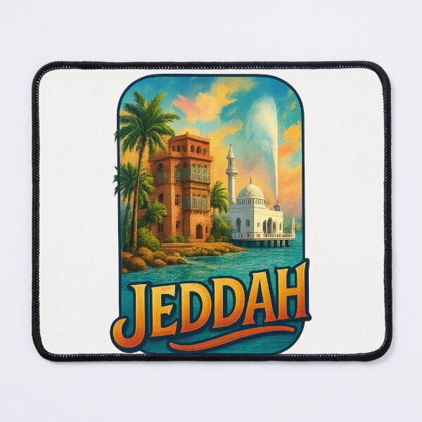 Item preview, Historic Al-Balad and Corniche View, Jeddah Saudi Arabia designed and sold by Places On Earth.