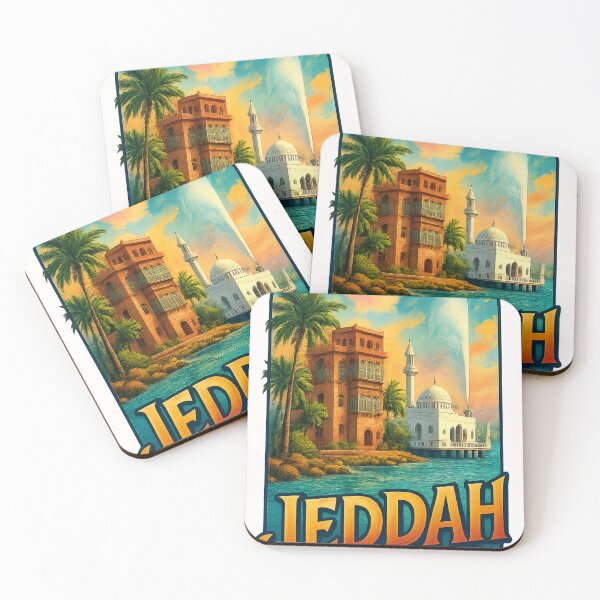 Item preview, Historic Al-Balad and Corniche View, Jeddah Saudi Arabia designed and sold by Places On Earth.