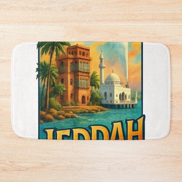 Item preview, Historic Al-Balad and Corniche View, Jeddah Saudi Arabia designed and sold by Places On Earth.