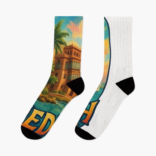 Item preview, Historic Al-Balad and Corniche View, Jeddah Saudi Arabia designed and sold by Places On Earth.