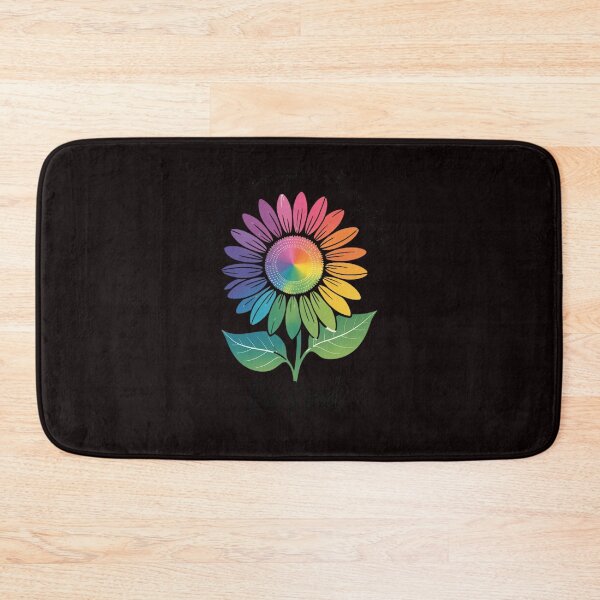 Item preview, LGBTQ Rainbow Sunflower Be Kind Gay Love Pride Flower4  designed and sold by sheenmi.