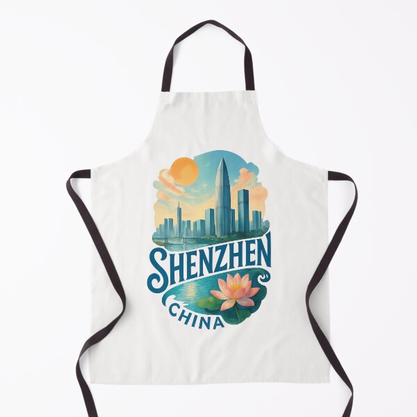 Item preview, Shenzhen Skyline with Lotus Flower, Guangdong China designed and sold by Places On Earth.