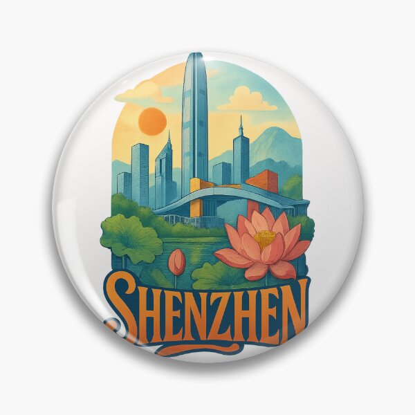Item preview, Shenzhen Skyline and Civic Center, Guangdong China designed and sold by Places On Earth.