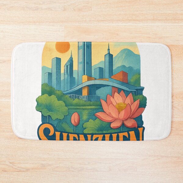 Item preview, Shenzhen Skyline and Civic Center, Guangdong China designed and sold by Places On Earth.