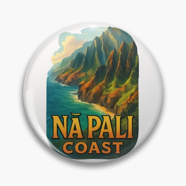 Item preview, Nā Pali Coast Cliffs and Ocean, Kauai Hawaii designed and sold by Places On Earth.