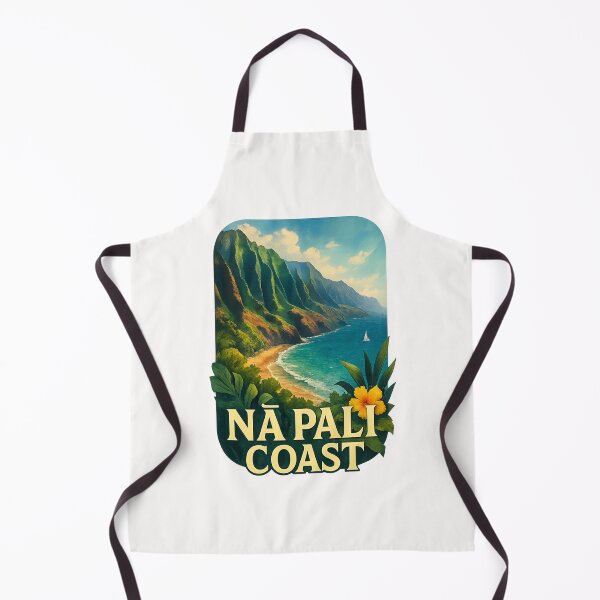 Item preview, Nā Pali Coast Beach and Hibiscus, Kauai Hawaii designed and sold by Places On Earth.