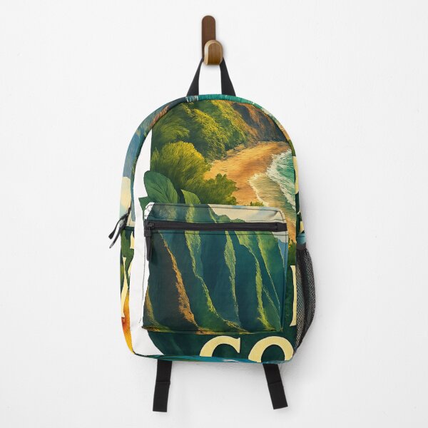 Item preview, Nā Pali Coast Beach and Hibiscus, Kauai Hawaii designed and sold by Places On Earth.