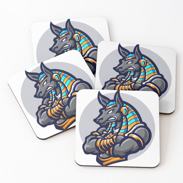 Item preview, Vibrant Stylized Illustration of Anubis designed and sold by Shriju.